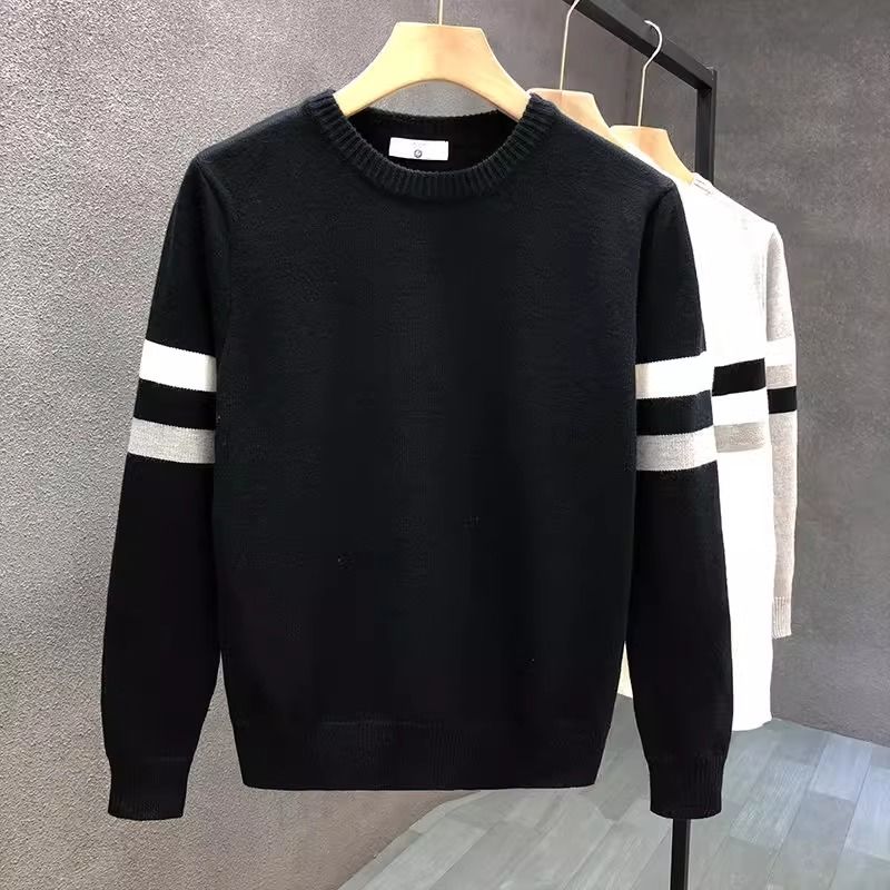 Winter Clothes Shop - Round Neck Sweater Knitted Sweater Men's