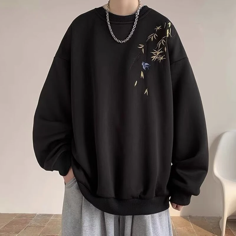 Winter Clothes Shop - New Chinese Bird Print M-8XL Men