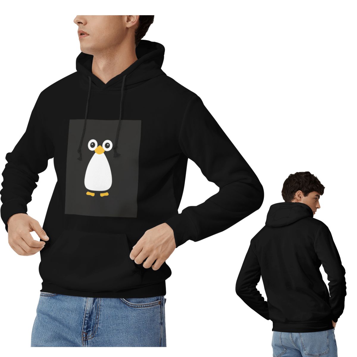 Cute Vector Penguin Hoodies Me - огляд і ціна Winter Clothing Vector