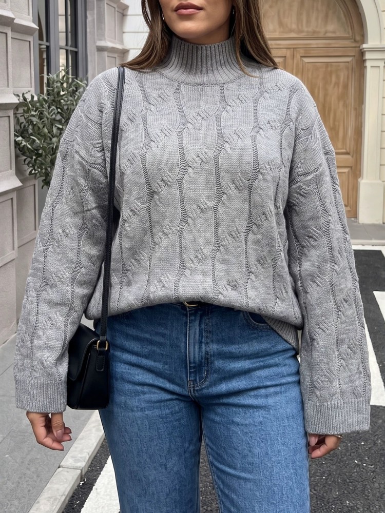 Women's Plus Size Casual Knitt - огляд і ціна Winter Clothing For Plus Size Women