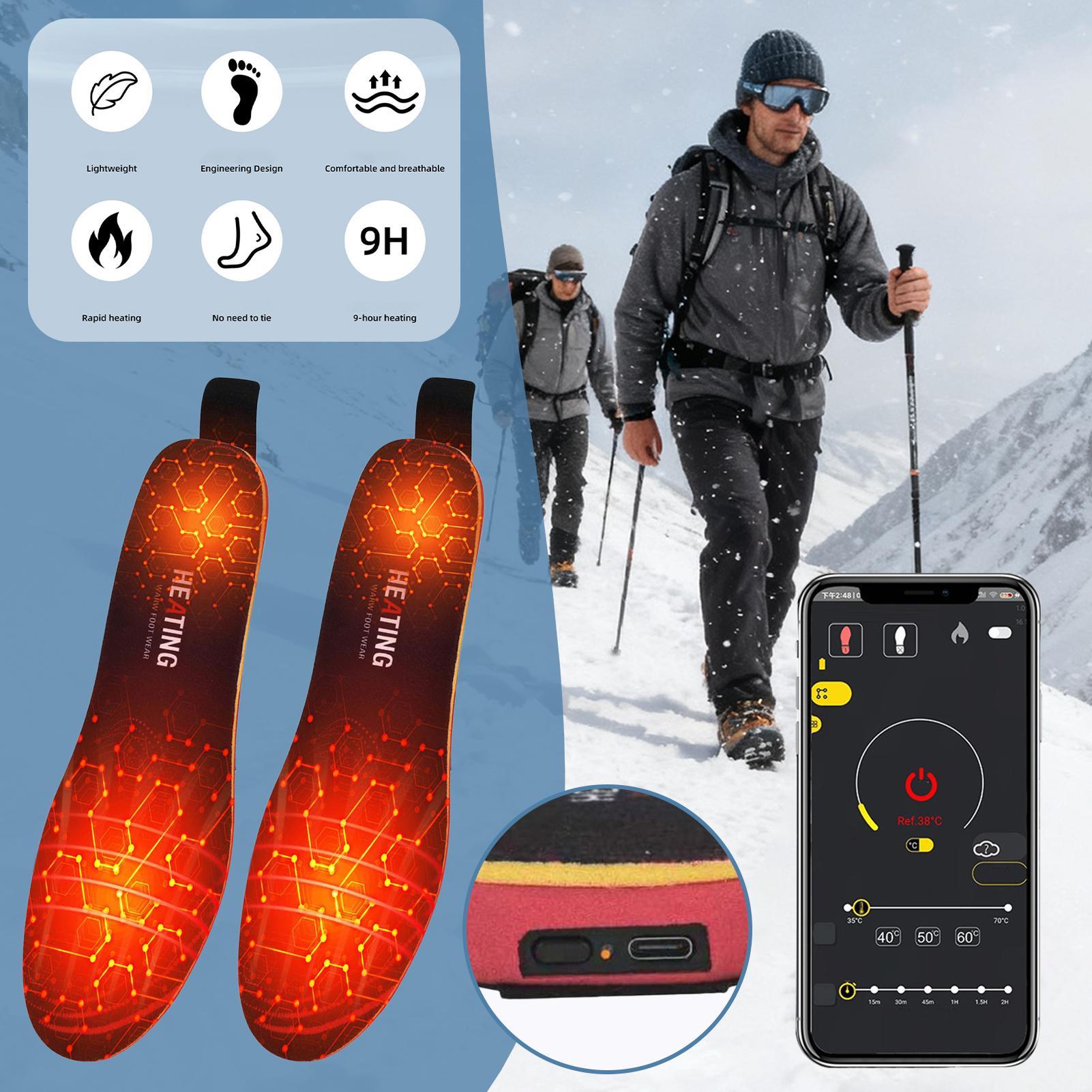 4300mAh Heated Insoles App Con - огляд і ціна Heated Insole Rechargeable