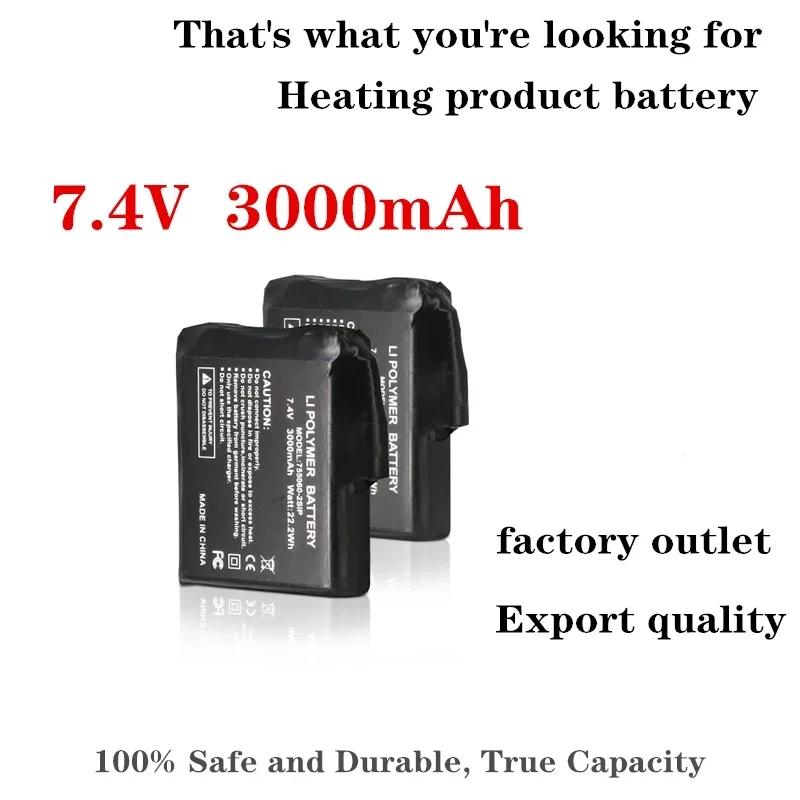Heated Glove Battery 7.4V 3000 - огляд і ціна Heated Insole Rechargeable