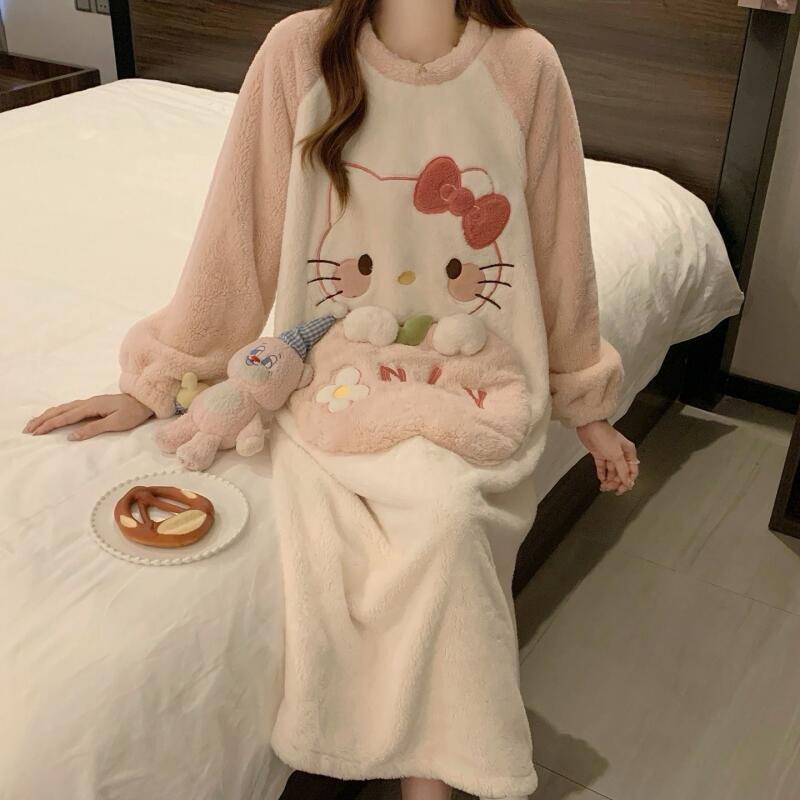 Winter Nightgown Hello Kitty W - огляд і ціна Winter Clothes Shop