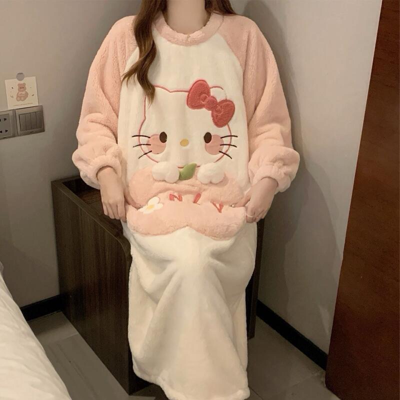 Winter Nightgown Hello Kitty W - огляд і ціна Winter Clothes Shop