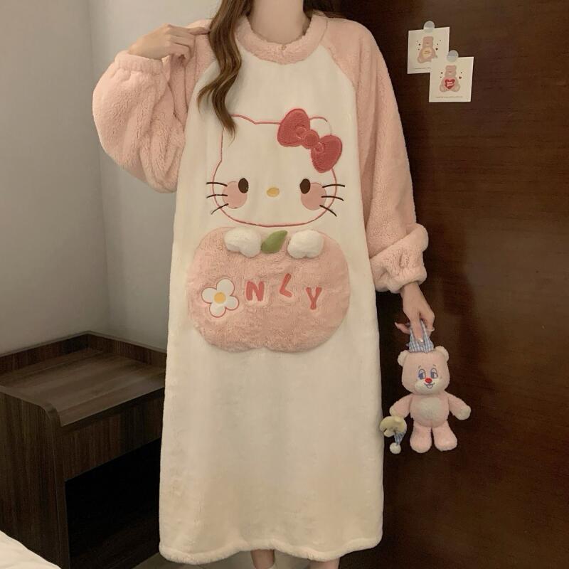 Winter Nightgown Hello Kitty W - огляд і ціна Winter Clothes Shop