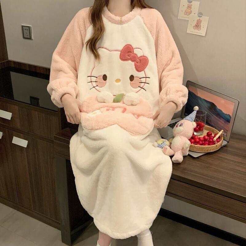 Winter Nightgown Hello Kitty W - огляд і ціна Winter Clothes Shop