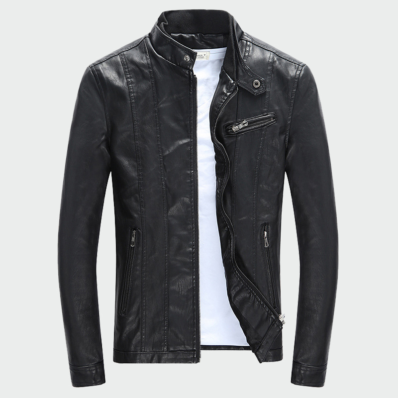 Men's PU Jackets Coats Autumn  - огляд і ціна Winter Clothes Shop