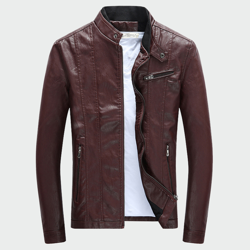 Men's PU Jackets Coats Autumn  - огляд і ціна Winter Clothes Shop