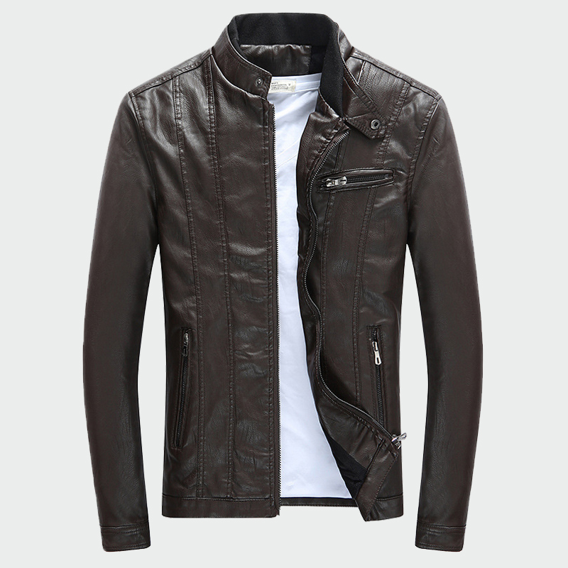Men's PU Jackets Coats Autumn  - огляд і ціна Winter Clothes Shop
