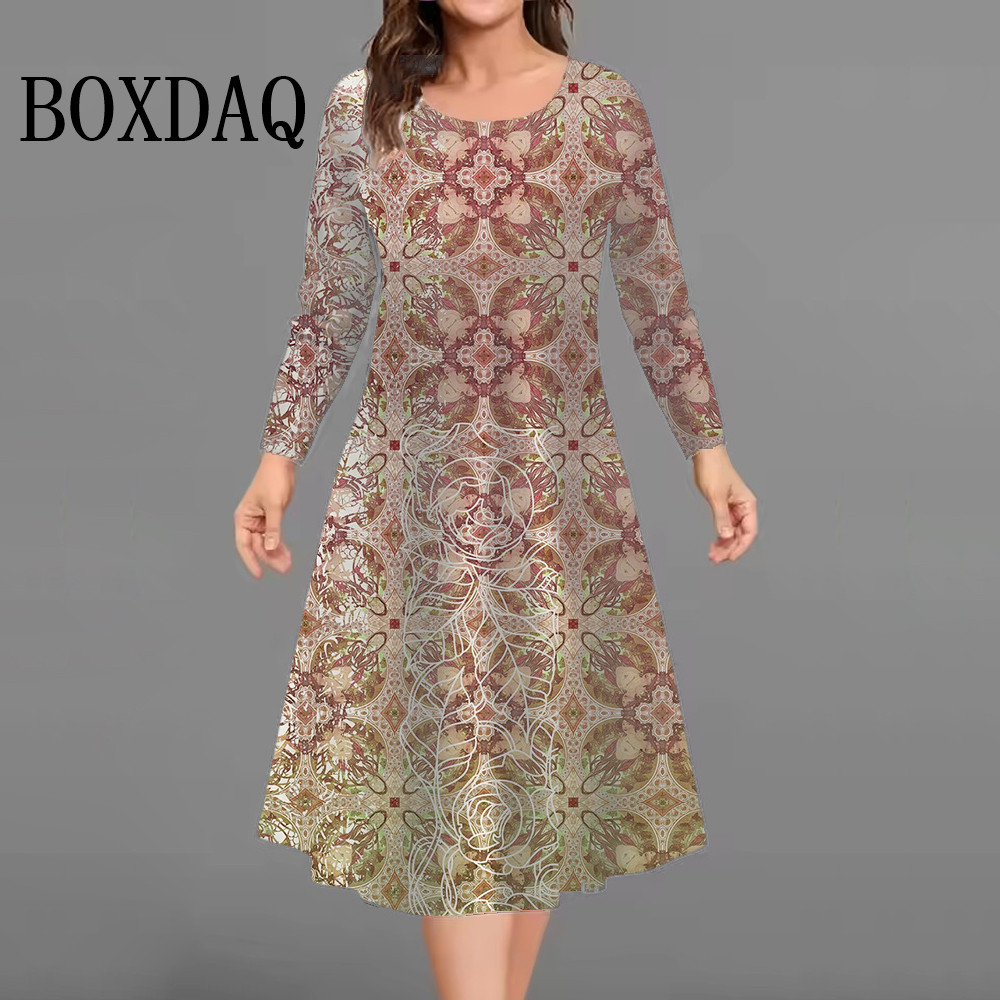 New Fashion Elegant Women Dres - огляд і ціна Winter Clothing For Plus Size Women