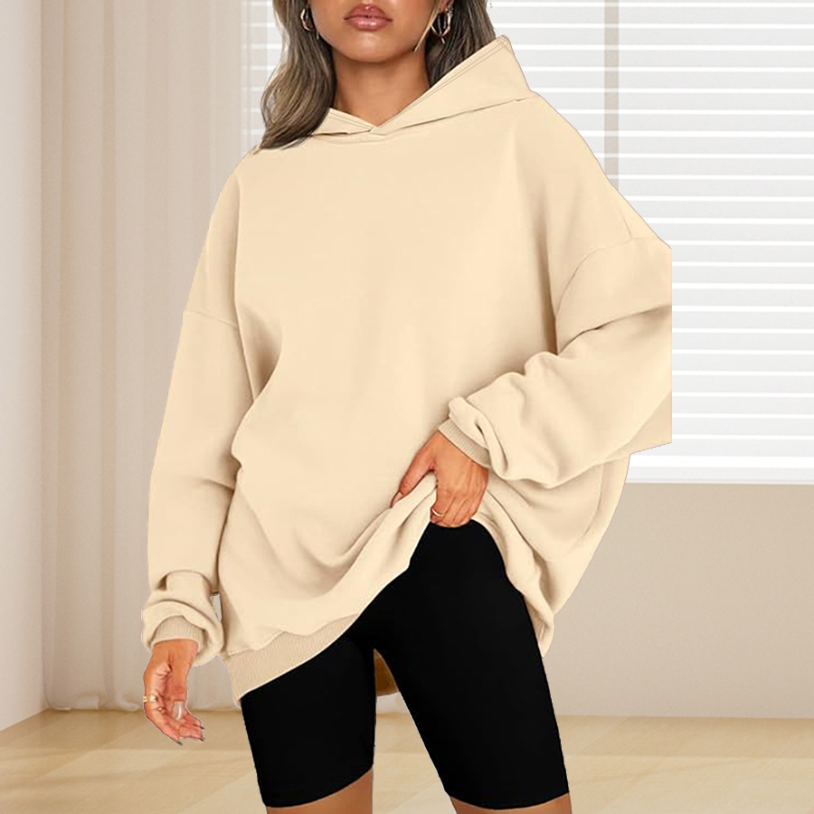 Plus Size Basic Solid Color Ho - огляд і ціна Winter Clothing For Plus Size Women