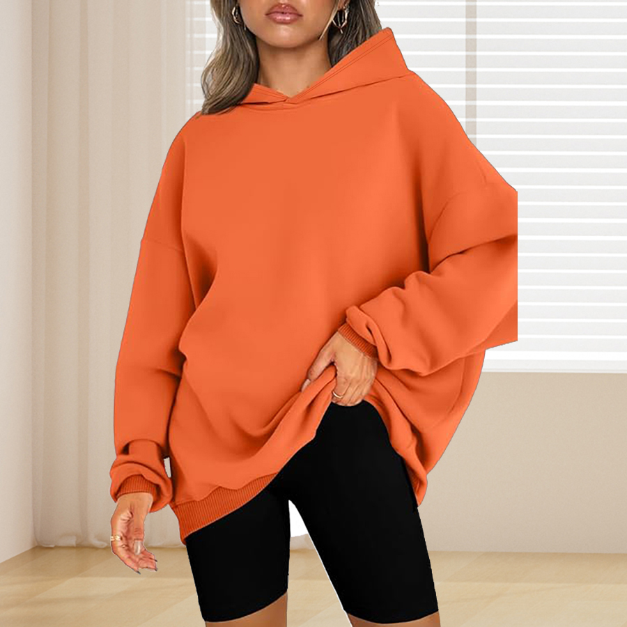 Plus Size Basic Solid Color Ho - огляд і ціна Winter Clothing For Plus Size Women