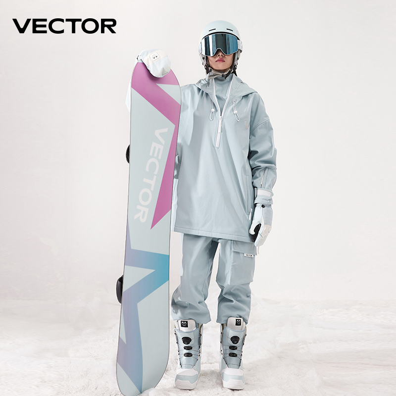 Men Women Solid Color Ski Jack - огляд і ціна Winter Clothing Vector