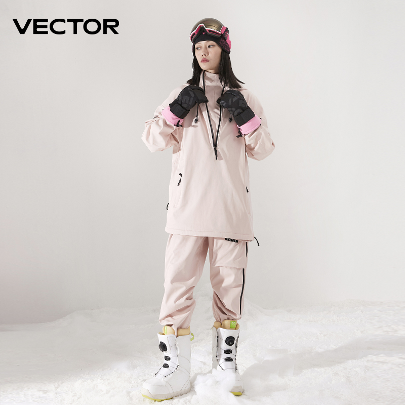 Men Women Solid Color Ski Jack - огляд і ціна Winter Clothing Vector