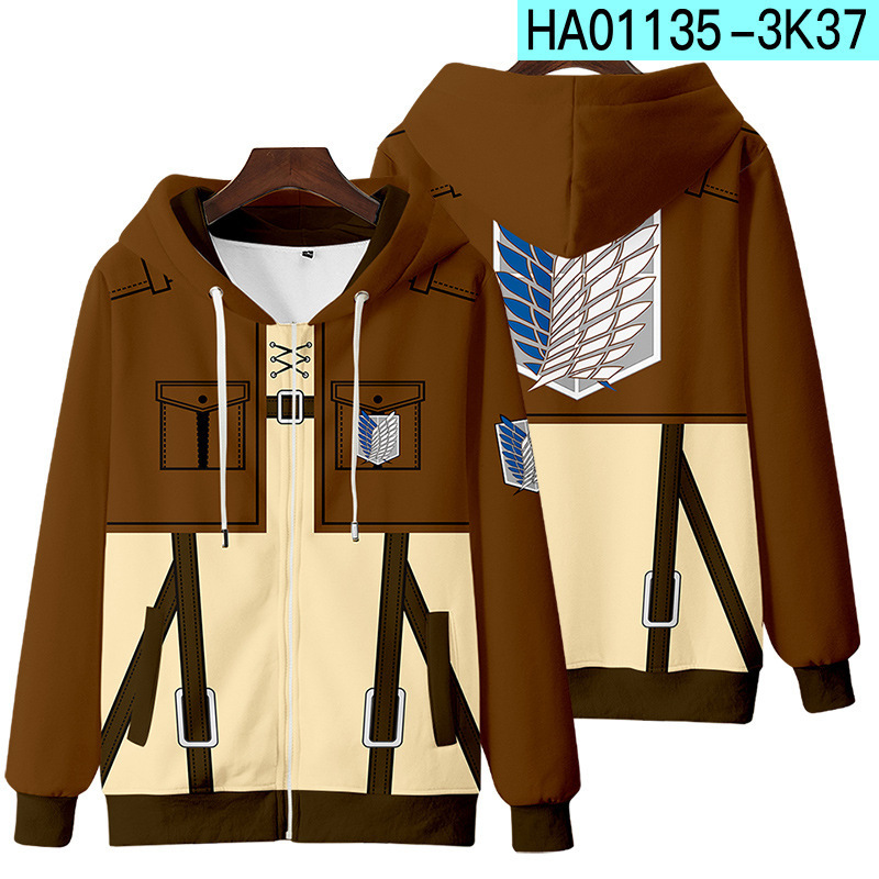 New Attack On Titan 3D Zipper  - огляд і ціна Winter Clothes Shop